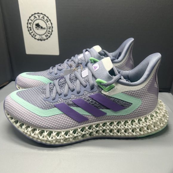 Adidas 4DFWD 2 Running Purple Green HP7649 Women Size 6.5 NEW - Picture 1 of 12